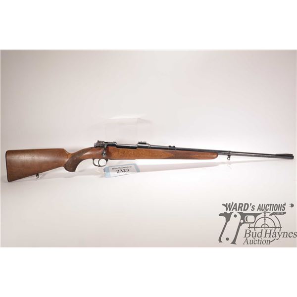 Non-Restricted rifle Husqvarna model M98, 8MM Mauser bolt action, w/ bbl length 24" [Blued barrel an