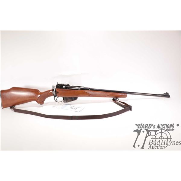 Non-Restricted rifle Parker Hale/ Enfield model No. 4, .303 British Ten shot bolt action, w/ bbl len