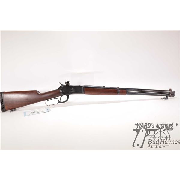 Non-Restricted rifle Rossi 44 Magnum lever action, w/ bbl length 20" [Blued barrel, receiver and ful