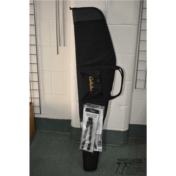 Matador full length sks optics rail, Aim Sports sks bipod mount and a Cabela's soft gun case