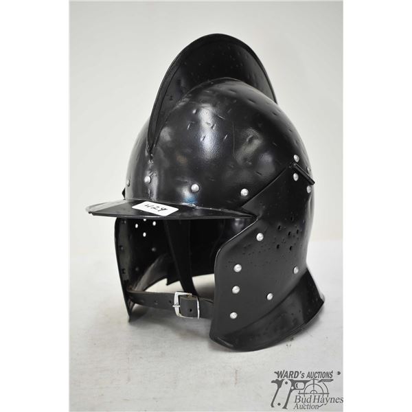 Replica of a Morion or Spanish Burgond steel helmet