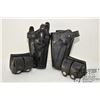 Image 1 : Two S&W revolver holsters w/ speed loader pouches