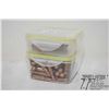 Image 1 : Two plastic containers w/ 100 total 7.62x39 corrosive military rounds