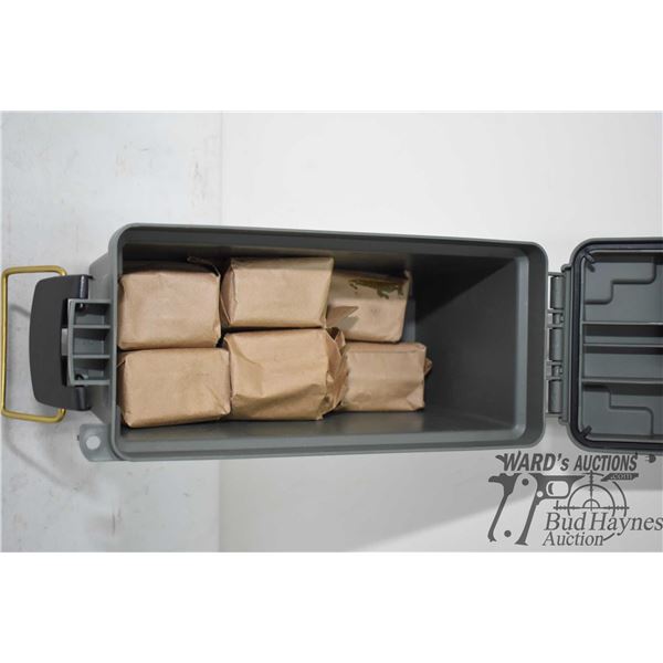 Plastic ammo box w/ 200 rounds of 7.62x39 corrosive military rounds