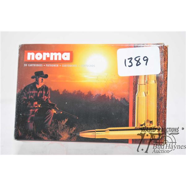 One full 20 count box Norma 7.62 Russian 180 gr soft point