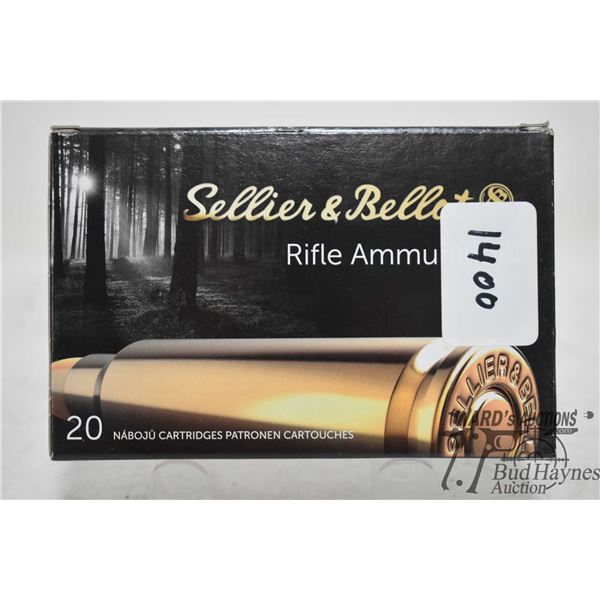 One full 20 count box Sellier & Bellot 9.3x62 286 gr SP