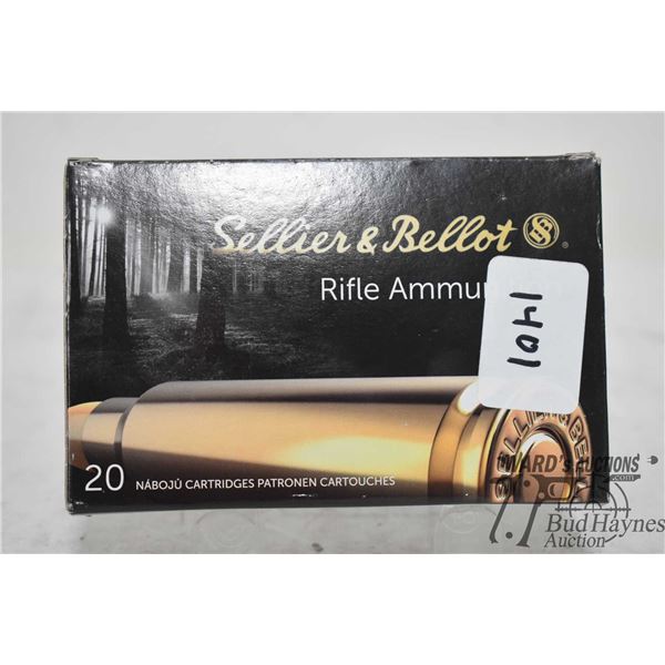 One full 20 count box Sellier & Bellot 9.3x62 286 gr SP