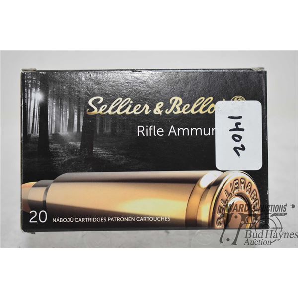 One full 20 count box Sellier & Bellot 9.3x62 286 gr SP