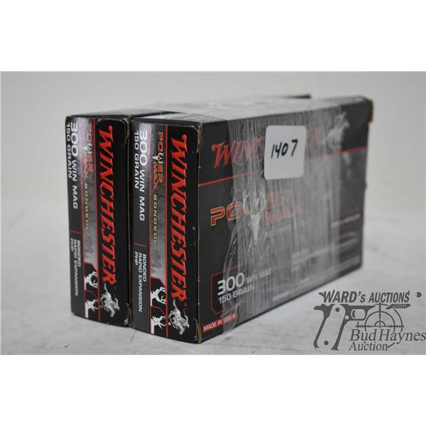 Two full 20 count boxes Winchester power max .300 win mag 150 gr bonded rapid expansion PHP