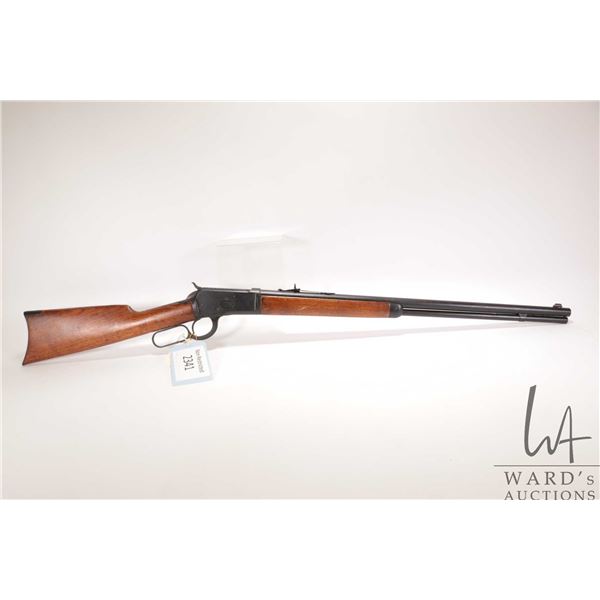 Non-Restricted rifle Winchester model 1892 (circa 1913), 25-20 WCF lever action, w/ bbl length 24" [