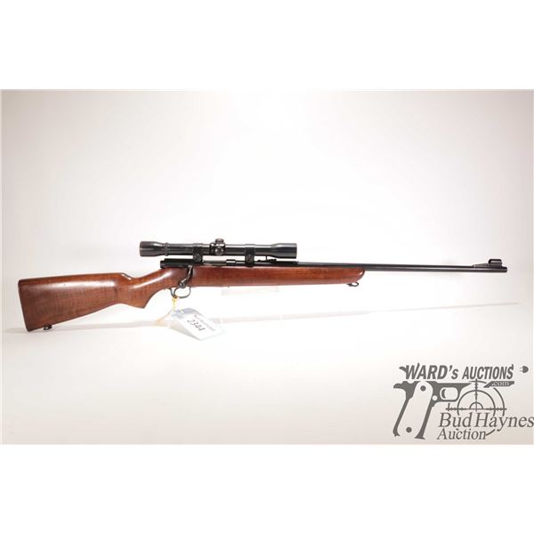 Non-Restricted rifle Winchester model 43 (circa 1950), 218 BEE bolt action, w/ bbl length 24" [Blued