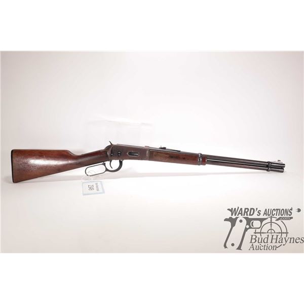 Non-Restricted rifle Wincester model 94, 30-30 Win lever action, w/ bbl length 20" [Blued barrel, re