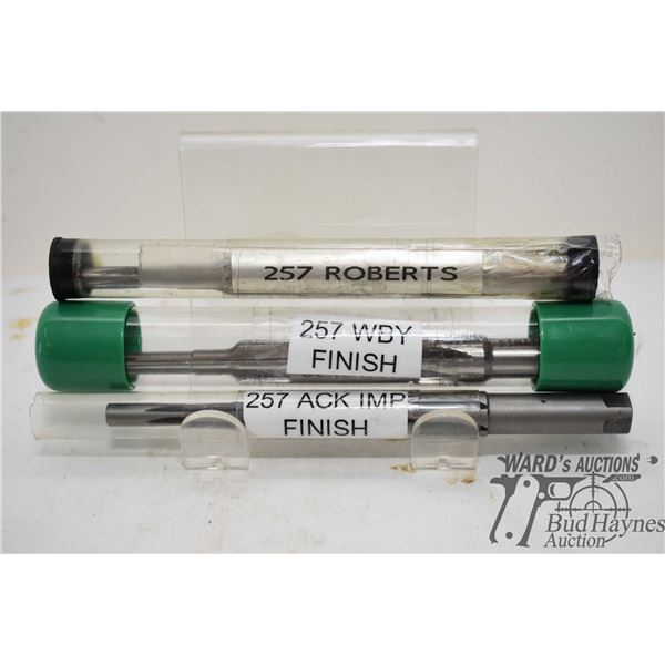 3 Reamers including two 257 Roberts finishers and nine 257 ACK IMP 400 finisher
