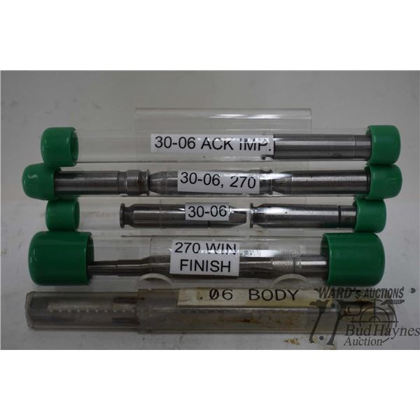 2 reamers including 270 win finish .06 body plus 270 wom amd 30-06 go - nogo gauges, and a 30-06 ACK