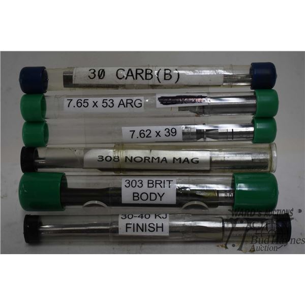 4 reamers including 30 carbin finisher, 30-40 kj finisher, 308 Norma mag finisher and a 303 brit bod