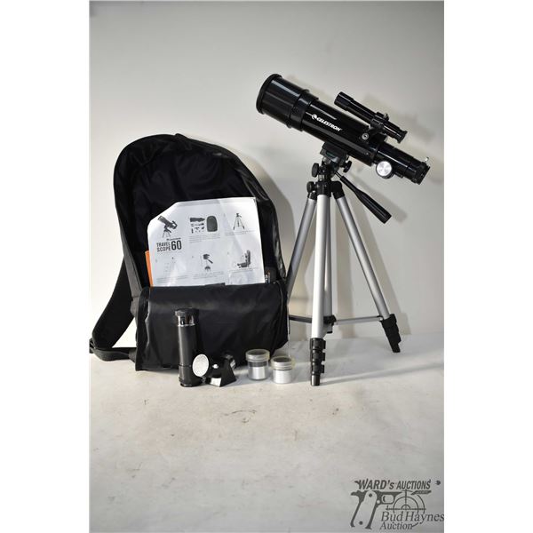 Celestron 60 travel telescope w/ back pack