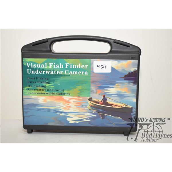 Visual fish finder under water camera in carry case