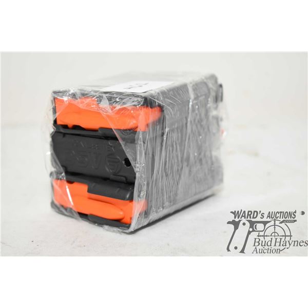 Three 5 Round AR15 mags