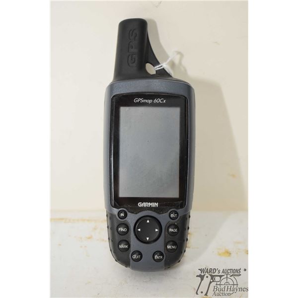 Garfmin GPS map 60CX hand held GPS device, working at time of cataloguing