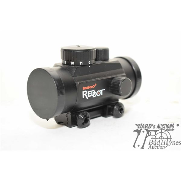 Tasco red dot sight with lense cap