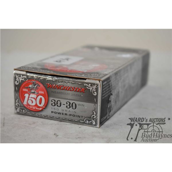 One full 20 count box Winchester 150 year Anniversary .30-30 win 150 gr power point