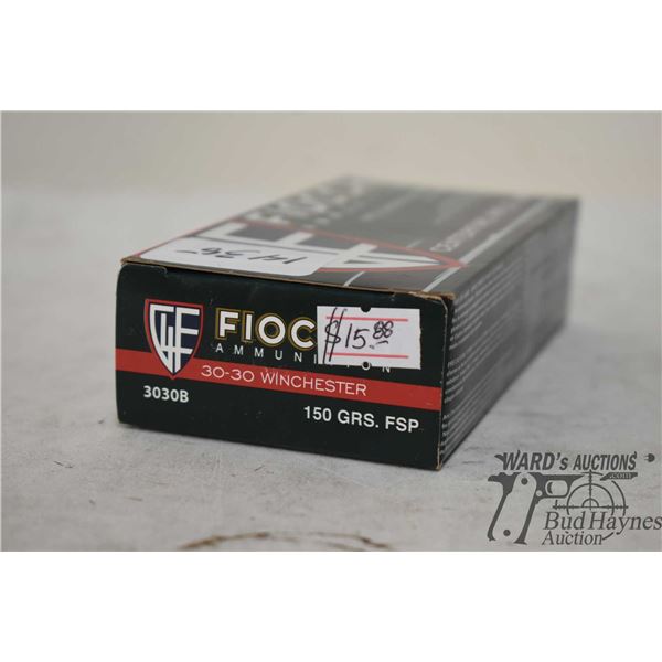 One full 20 count box Fiocchi .30-30 win 150 gr FSP