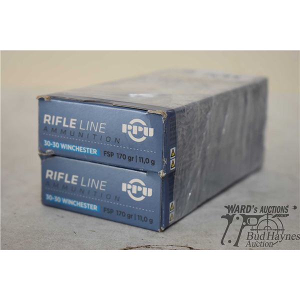 Two full 20 count boxes Rifle Line .30-30 170 gr FSP