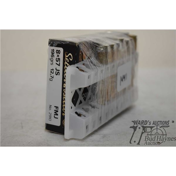 One full 20 count box Seliier & Bellot 8x57 JS 196 gr FMJ and seven 8mm Mauser rounds