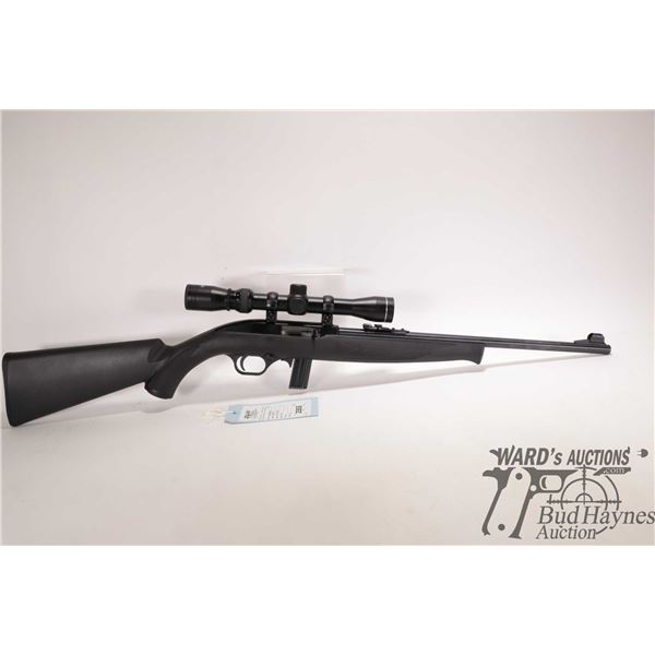 Non-Restricted rifle Mossberg model 702 Plinkster, .22 LR semi automatic, w/ bbl length 18" [Blued b