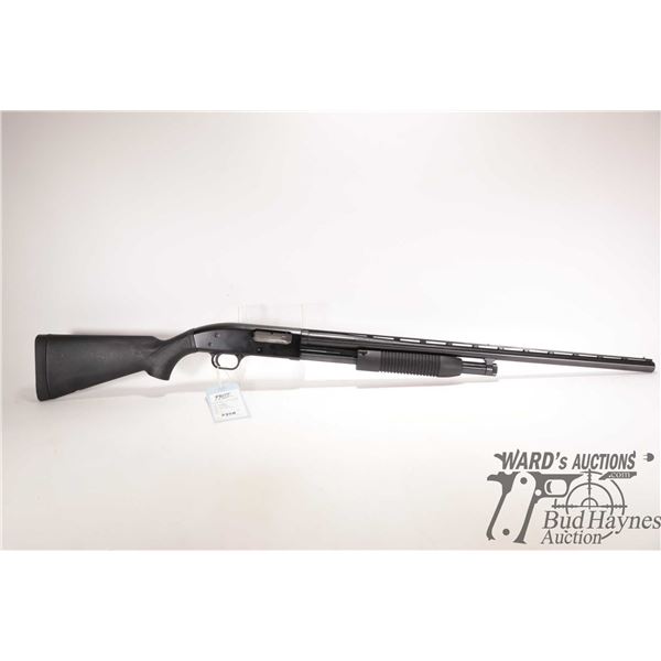 Non-Restricted shotgun Mossberg model 88 Maverick, 12 ga. 2 3/4" & 3" pump action, w/ bbl length 28"