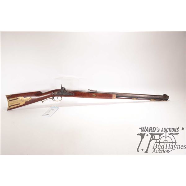 Non-Restricted rifle Invest Arms model Kentucky, .45 cal percussion Single shot muzzle loading, w/ b