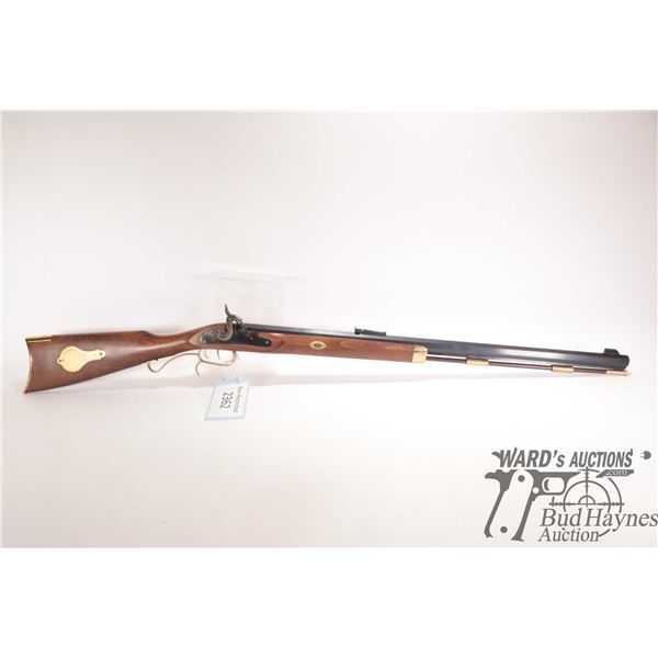 Non-Restricted rifle Traditions model Hawkin Woodsman, .50 cal percussion single shot muzzle loading