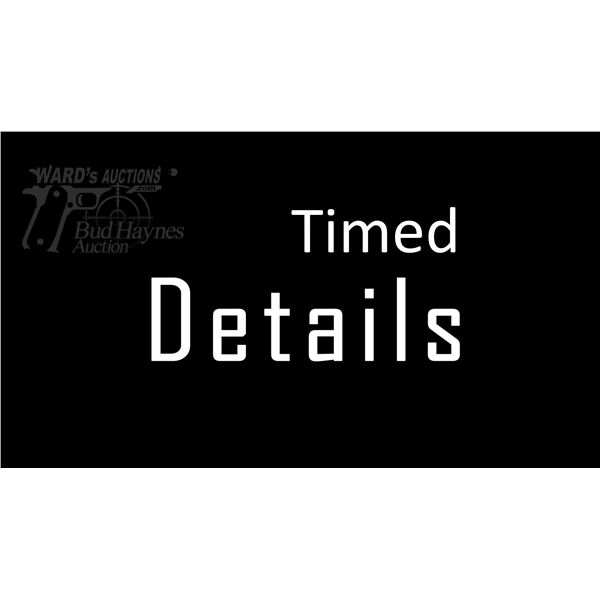 Timed Auction Details