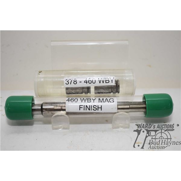 460 WBY mag finish reamer and a set of 378-460 wby go nogo gauges.