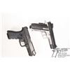 Image 1 : Daisy model 93 c02 bb handgun and a Crosman model T4 c02 bb handgun.