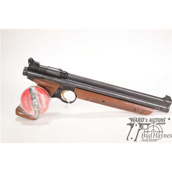 Crosman Medallist model 1322 pump action 22 cal pellet pistol and 50 pellets.