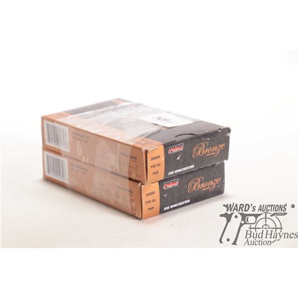 Two full 20 count boxes of PMC Bronze .308 win, 150 gra PSP