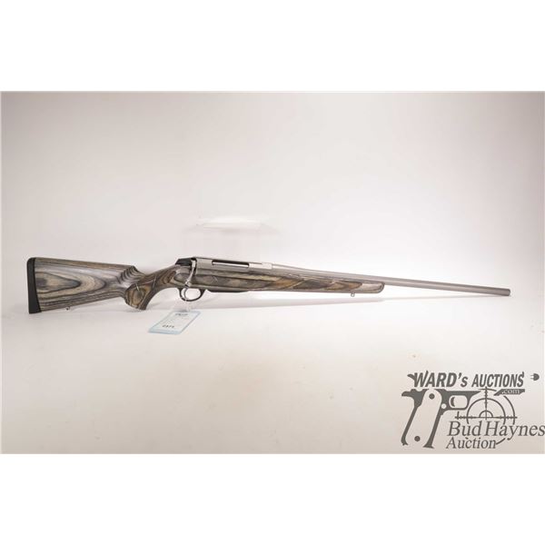 Non-Restricted rifle Tikka model T3, 6.5X55 SE bolt action, w/ bbl length 22" [Satin stainless barre