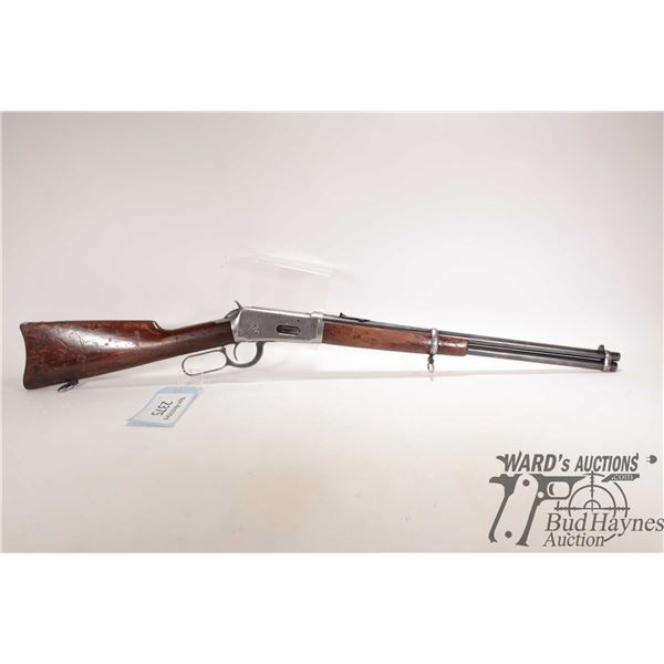 Non-Restricted rifle Winchester model 1894, .30 WCF lever action, w/ bbl length 20" [Blued barrel, r