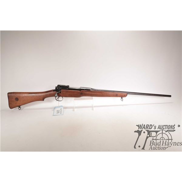 Non-Restricted rifle Remington model P14, .303 British bolt action, w/ bbl length 24 1/2" [Blued bar