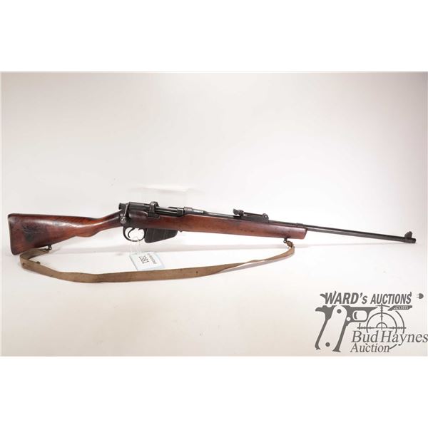 Non-Restricted rifle Lee Enfield model SHT LEE III*, .303 British Ten shot bolt action, w/ bbl lengt