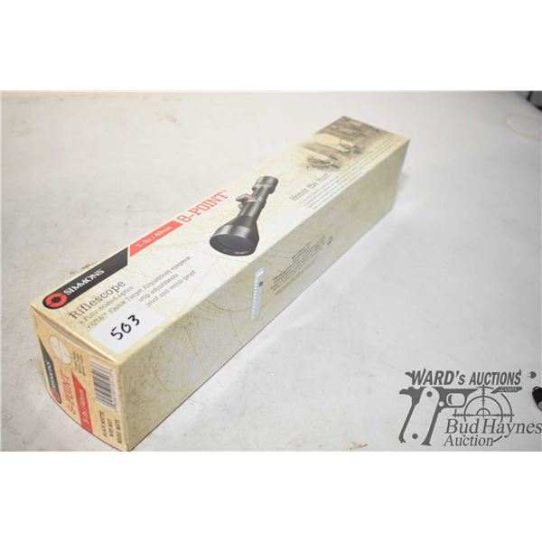New in box Simmons 3-9x40mm 8 Point scope