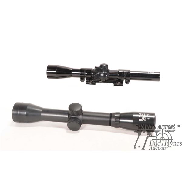 2 Scopes including Umarex 4x32 and a BSA 1.5x15