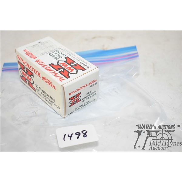 One full 50 count box of Winchester WWX 32-20, 100 grain lead