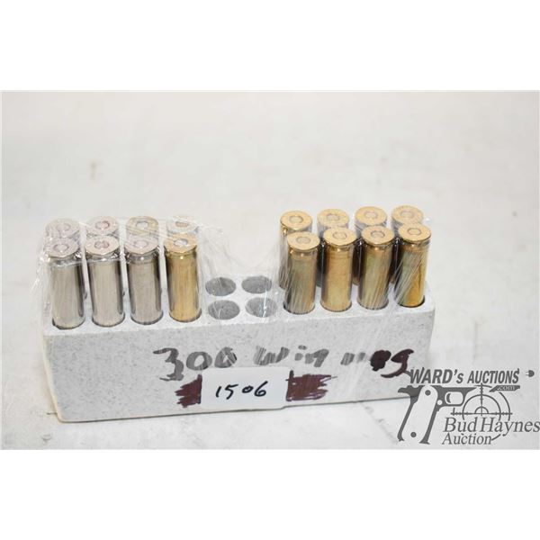 Eight factory 7mm Rem Mag and eight factory .300 Win Mag