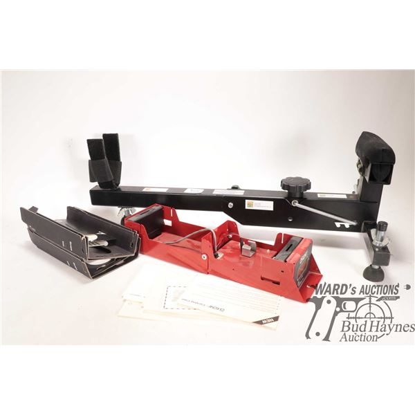 Model F-1 Chrony and a Bench Master rifle rest