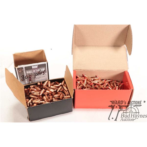 One 250 count box of Hornady 20 cal 32gr V-Max and a 300 plus count of Nosler 20 cal 32gr FBHP