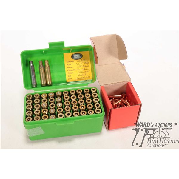 53 223 brass and 70 count Hornady V-Max 55gr