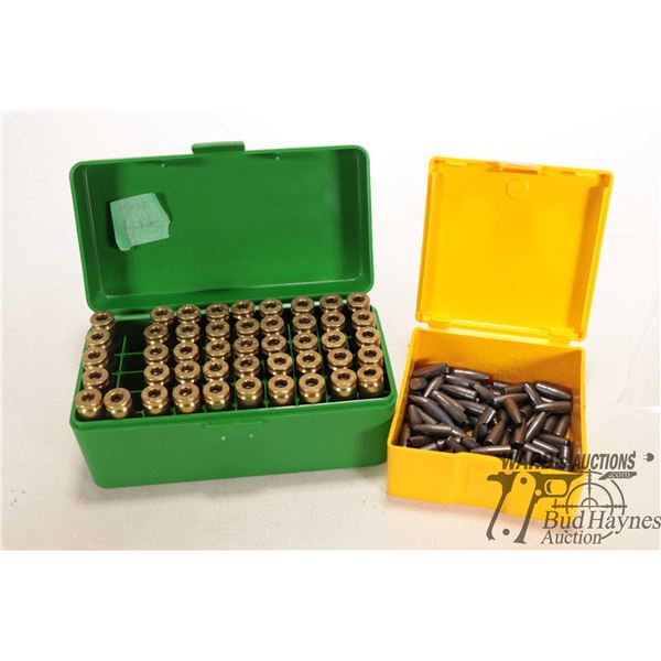 46 243 brass and 100 .243 cal 75gr HP bullets