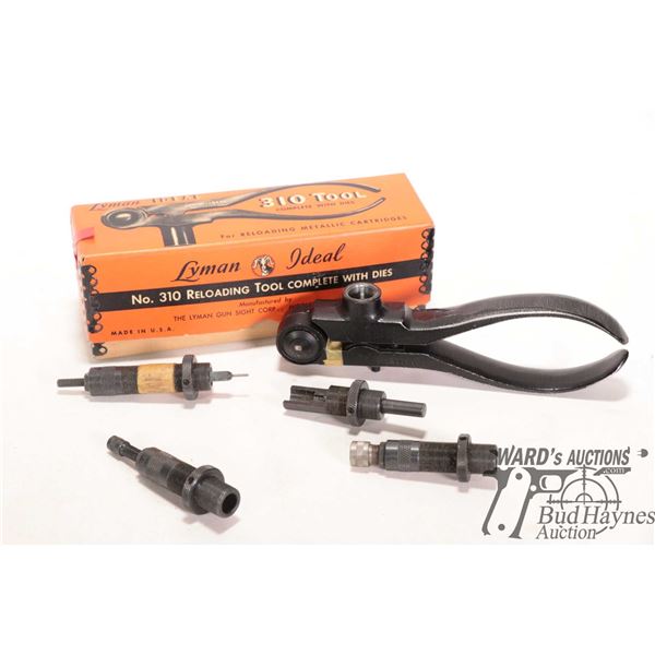 Lyman .310 loading tool with four cartridges